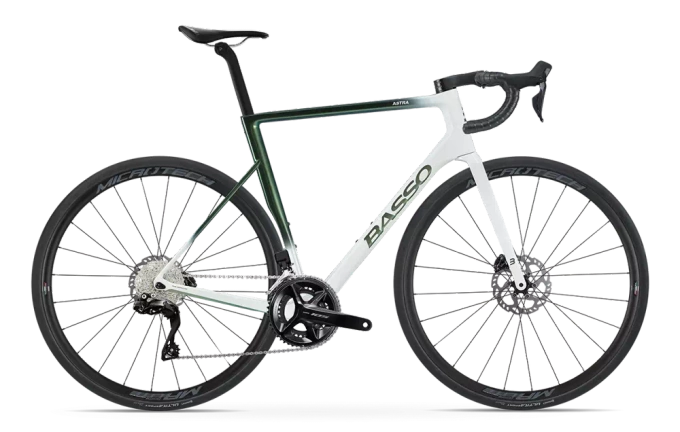 Bicicleta de drum Basso Astra 105 Di2 Pop Green/Microtech Mr Lite - 2023