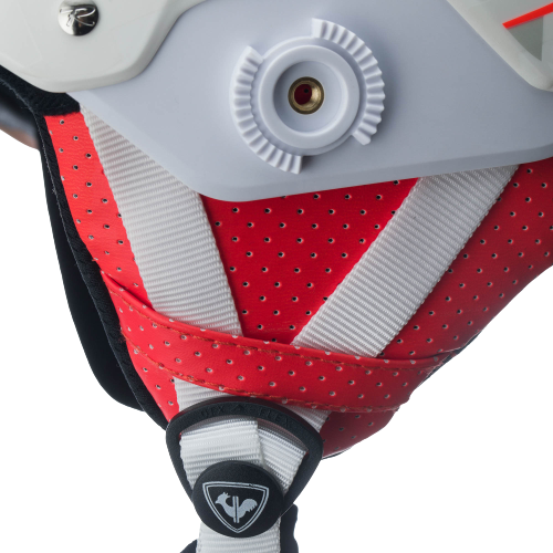 Cască  Rossignol Hero Slalom Impacts White + Chinguard - 2025/26