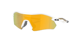Ochelari Oakley Radar Plate Polished White/Gold Frame/Prizm 24K Polarized Lenses
