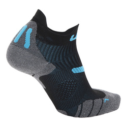 șosete de alergare UYN Man Run 2IN Socks Black/Turquoise