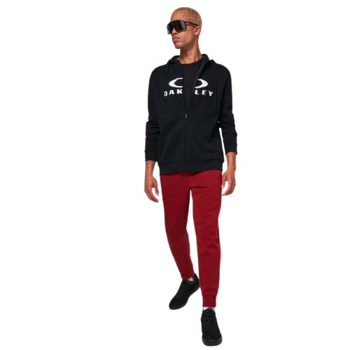 Hanorac Oakley Bark FZ Hoodie 2.0 Black/White