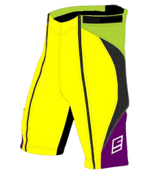 ENERGIAPURA New Pantaloni scurți de antrenament verde/galben/violet Junior