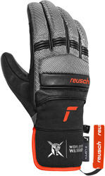 Mănuși Reusch Alpine Master Black/Silver/Fluo Red - 2025/26