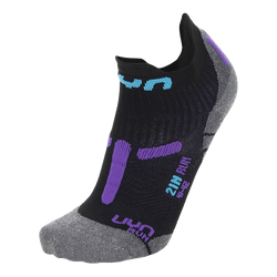șosete de alergare UYN Woman Run 2IN Socks Black/Violet