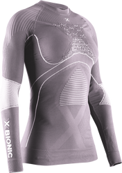 Cămașă termică X-bionic Energy Accumulator 4.0 Shirt LG SL WMN DUSTY LAVENDER/ARCTIC WHITE - 2025/26