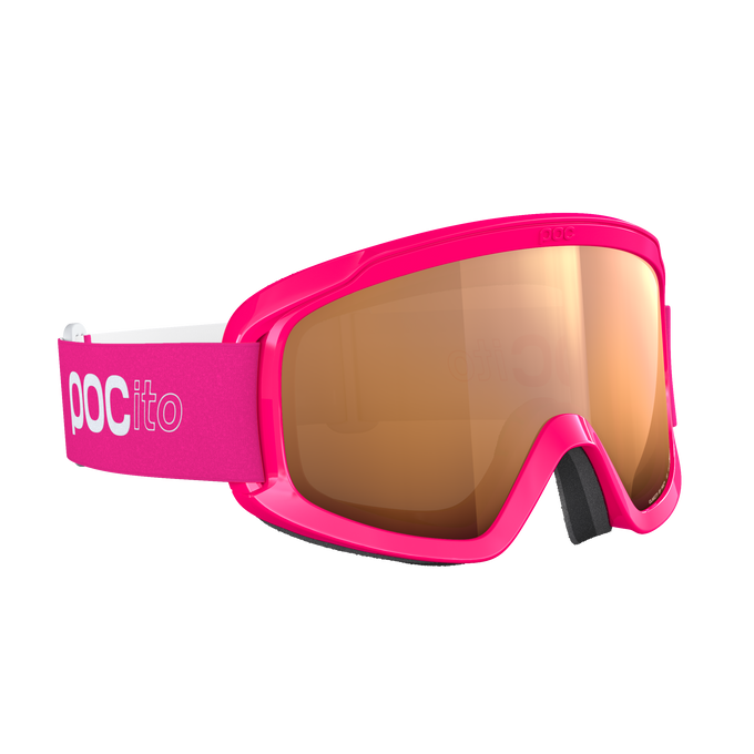 Ochelari de protecție POC POCito Opsin Fluorescent Pink/Partly Sunny Light Orange - 2025/26