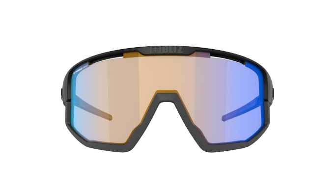 Ochelari de vedere BLIZ Fusion Nano Nordic Light Matt Black/Coral Orange Blue