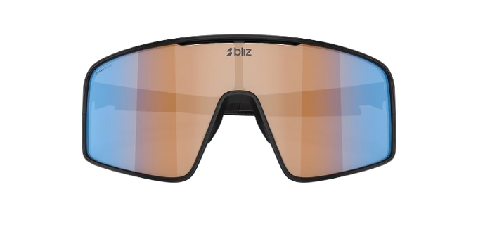 Ochelari de vedere BLIZ P001 Matte Black Frame / Coral/Orange Mirror Blue Lenses