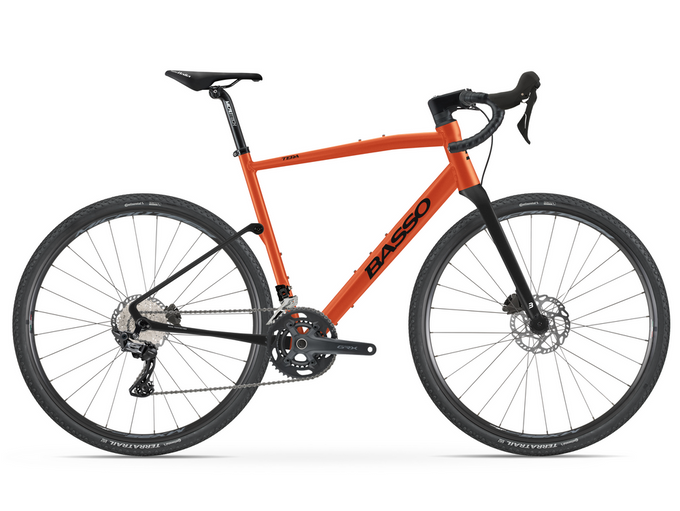 Gravel Bikes BASSO Tera GRX 600 2x11 Siena Terra/Microtech MX25 - 2023