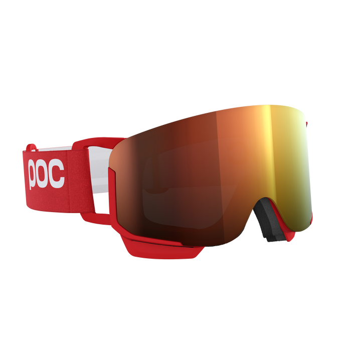 Ochelari de protecție POC Nexal Mid Prismane Red/Partly Sunny Orange - 2025/26