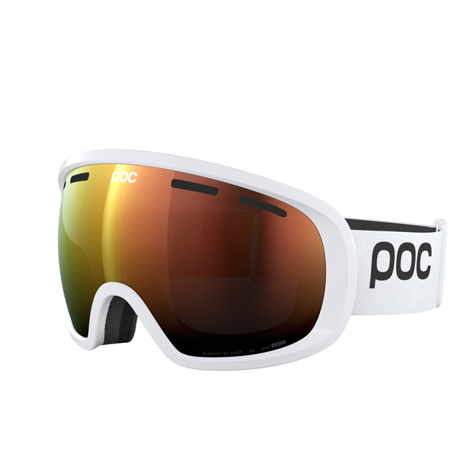 Ochelari de protecție POC Fovea Hydrogen White/Partly Sunny Orange - 2025/26