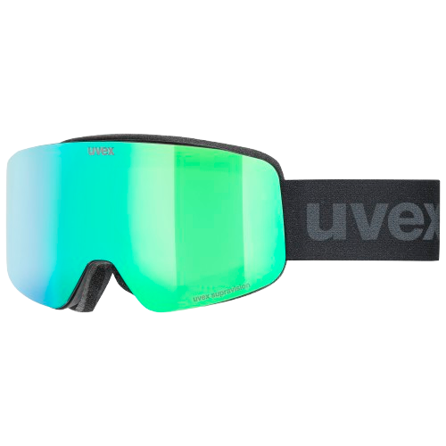 Uvex PWDR FM Black Matt/Mirror Green - 2025/26