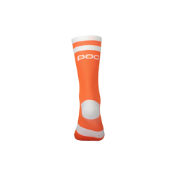POC Lure Șosetă lungă pentru MTB Zink Orange/Hydrogen White - 2022