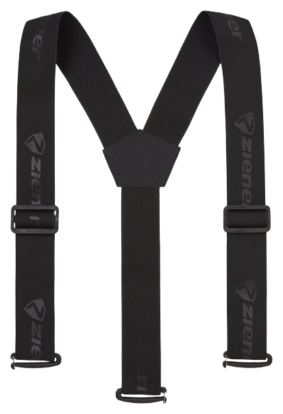 Bretele Ziener Braces Teamwear Black - 2024/25
