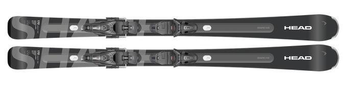 Schiuri HEAD V-Shape E-V10 + Protector PR 11 GW BR. 95 [P] Matt Black - 2025/26