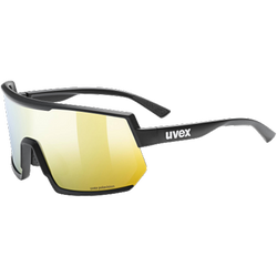 Ochelari de soare Uvex Sportstyle 235 P - Black Mat/Mirror Yellow - 2023