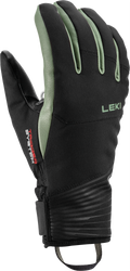 Mănuși LEKI Sparrow 3D Women Black/Dust/Green - 2025/26