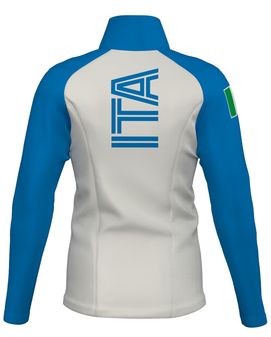 Jachetă Polar Kappa 6CENTO 687BK ITA White Coconut/Blue - 2024/25