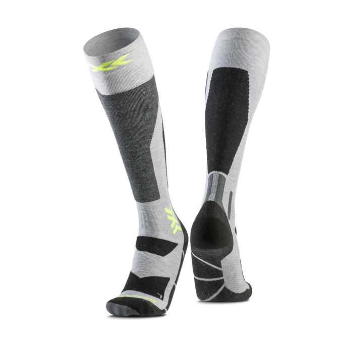 Șosete X-SOCKS SNOWBOARD DISCOVER OTC RHINO GREY/CANARY - 2025/26