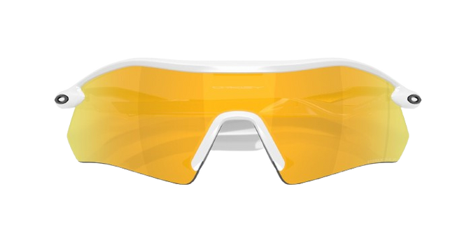 Ochelari Oakley Radar Plate Polished White/Gold Frame/Prizm 24K Polarized Lenses