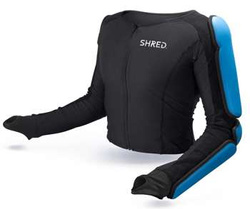 SHRED Ski Race personalizat de protecție SHRED Ski Race Jkt negru/albastru - 2022/23