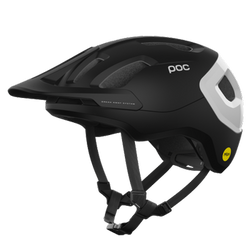 Cască de bicicletă POC Axion Race MIPS Uranium Black Matt/Hydrogen White