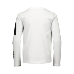 Tricou POC L/S Tee Jr Blixten White - 2025/26