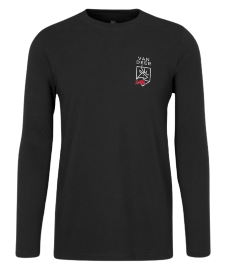 Tricou Van Deer Crew Longsleeve Black - 2024/25