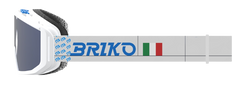 Ochelari de protecție Briko Vulcano Mask Italia White/Science Blue - 2024/25