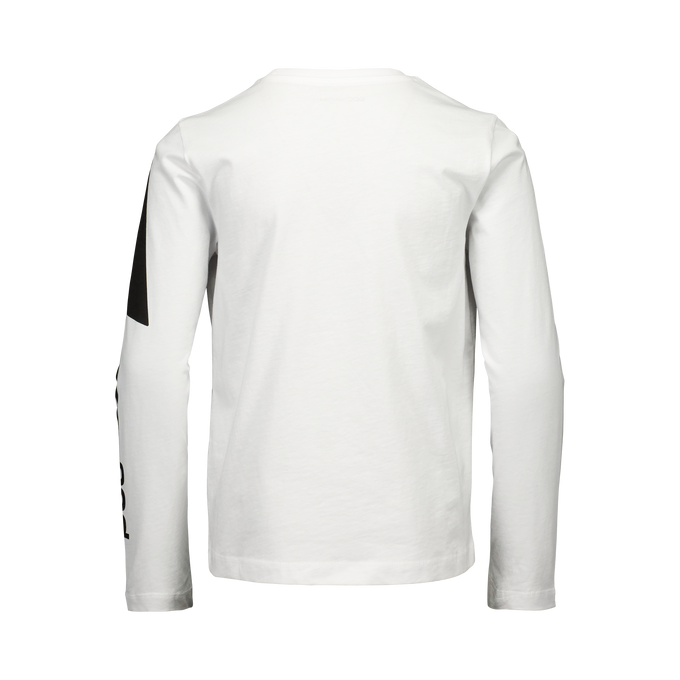 Tricou POC L/S Tee Jr Blixten White - 2025/26