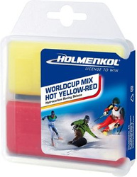 HOLMENKOL World Cup Mix Hot Yellow-Red 2x35g untură de grăsime