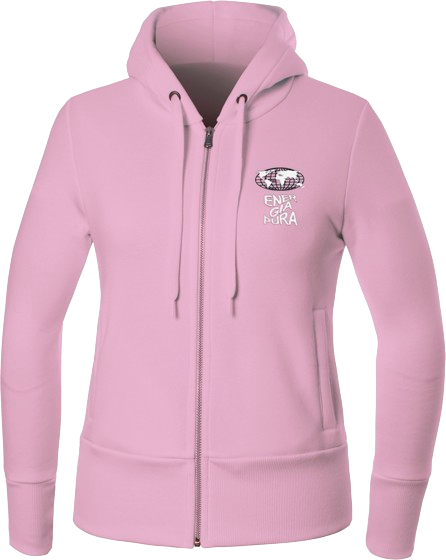 ENERGIAPURA Sweatshirt Full Zip cu glugă Phoenix Lady Pink - 2021/22