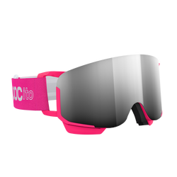 Ochelari de protecție POC POCito Nexal Fluorescent Pink/Partly Sunny Silver - 2025/26