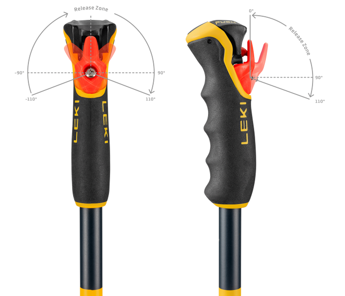 Bețe de Schi LEKI Spitfire Vario 3D Orange - 2025/26