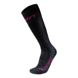 Șosete de schi UYN Women Ski Touring One Bio Socks Black/Pink Yarrow - 2025/26
