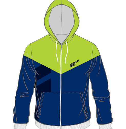 ENERGIAPURA Softshell Felpa Tip Tip Blue/Acid Green - 2021/22