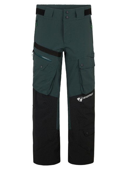 Pantaloni de schi Ziener RCE Coach Unisex Pants Dark Jungle - 2024/25