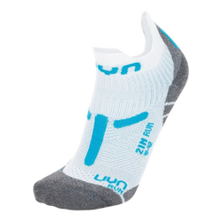 Șosete de exterior UYN Woman Run 2in Socks White/Turquoise