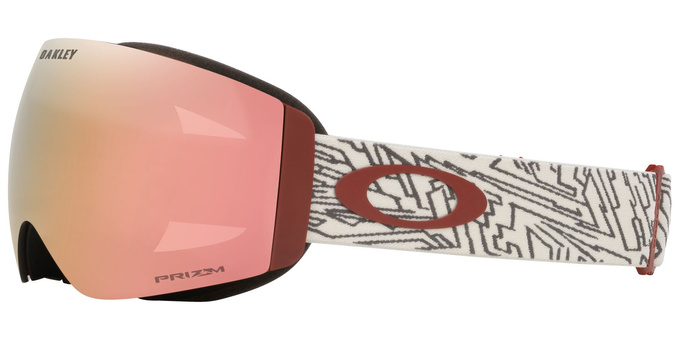 Ochelari de schi Oakley Flight Deck Pro M Matte Black/Prizm Rose Gold Iridium + Additional lens Prizm Snow Black Iridium - 2025/26