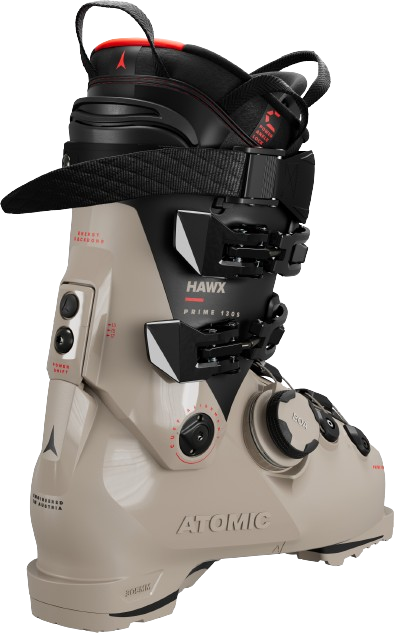 Clăpari de schi Atomic Hawx Prime 130 S BOA GW Cement/Black/Red - 2025/26