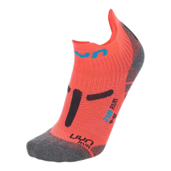 Șosete de exterior UYN Woman Run 2in Socks Coral Fluo/Anthracite