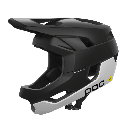Cască de bicicletă POC Otocon Race MIPS Uranium Black/Hydrogen White Matt 2025