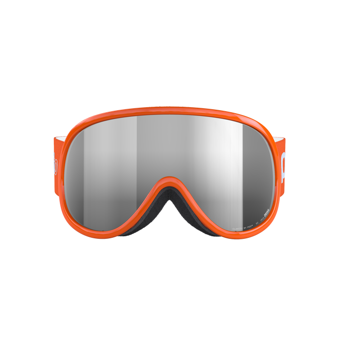 Ochelari de protecție POC Pocito Retina Fluorescent Orange/Partly Sunny Silver - 2025/26