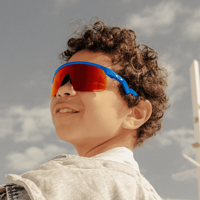 Ochelari de vedere Oakley Resistor Sky Blue Frame/Prizm Ruby Lenses