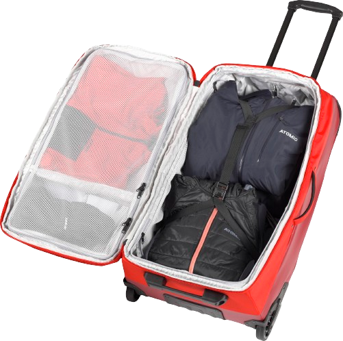 Geantă de călătorie Atomic Trolley 90L Red/Rio Red – 2024/25