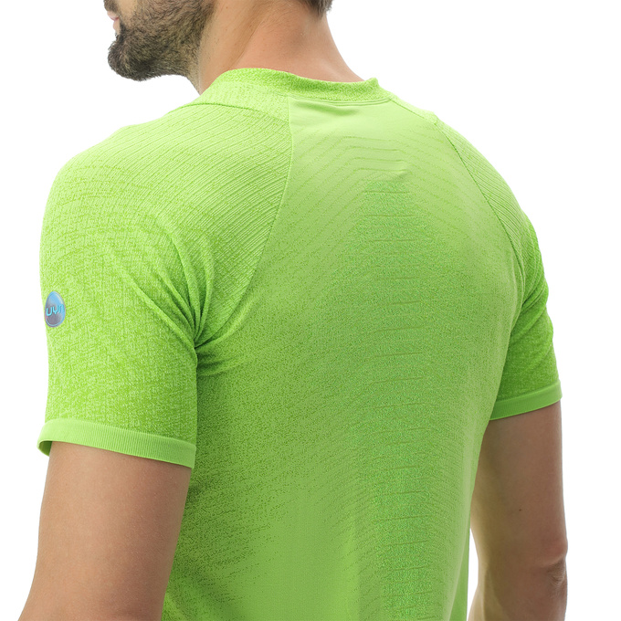 Tricou de alergare UYN Man Running Exceleration OW Shirt SH_SL Lime/Sulphur Spring