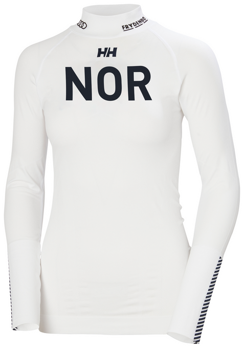 Cămașă termică Helly Hansen Lifa Seamless Racing Top White - 2023/24