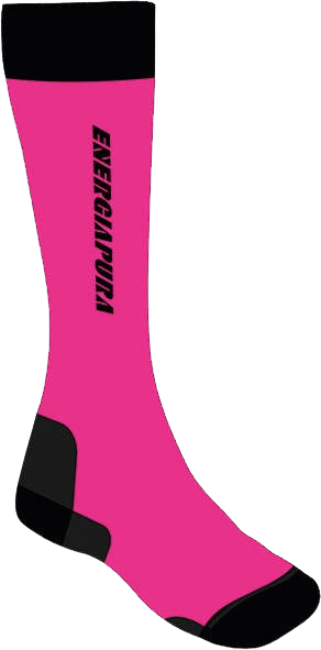 Șosete de schi ENERGIAPURA Long Socks Top Silk Pink - 2022/23