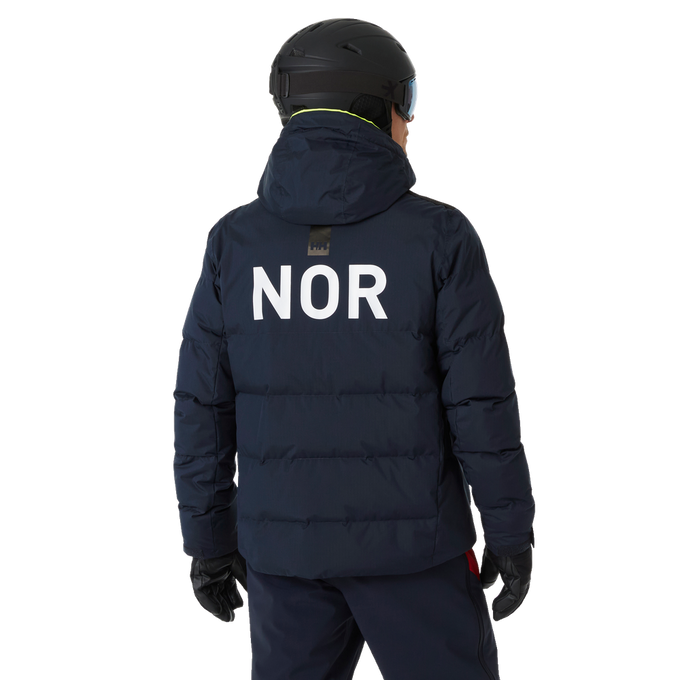 Jacheta de schi Helly Hansen Kvitfjell Race Puffy Jacket Navy NSF Team - 2024/25