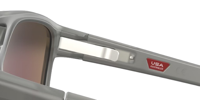 Ochelari de vedere Oakley Latch Beta Prizm Sapphire Polarized Lenses / Matte Grey Ink Frame